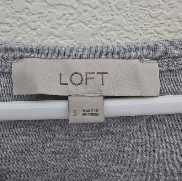 Soft Loft gray long-sleeve tee, size small, gently used. - Picture 2 of 5